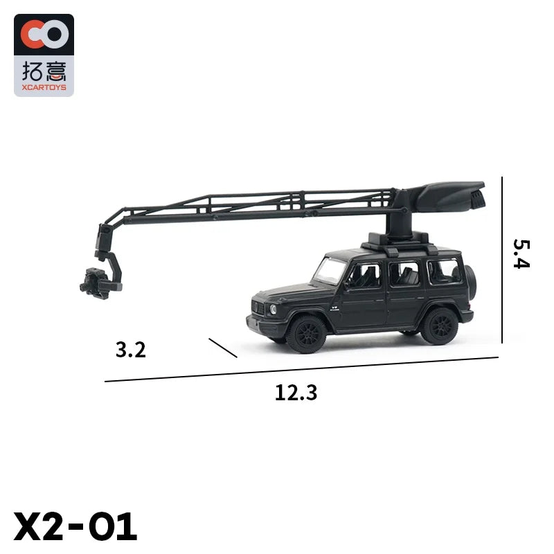 Xcartoys 1:64 Ben-chi G63 Camera Rocker X2-01 Alloy Simulation Model Car