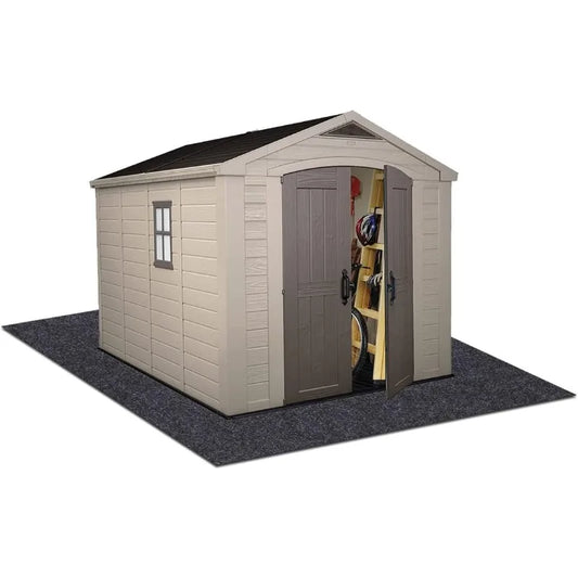 Outdoor Storage Shed Mat, Waterproof and Dustproof Outdoor Carport Mat—Backing Prevents Liquid Penetration, Soft Material