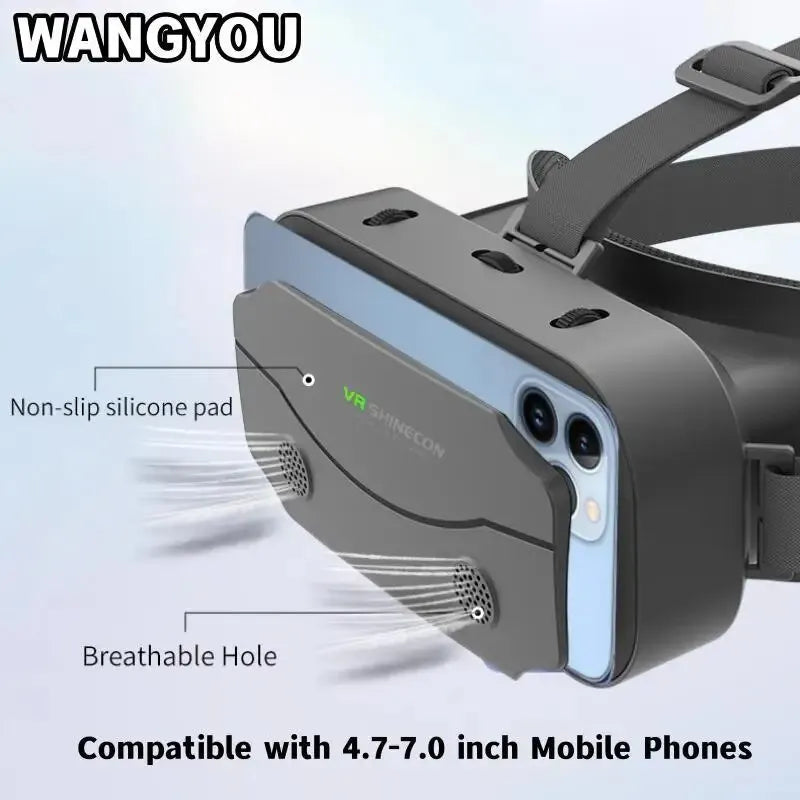 G13 VR Glasses VR Smart Glasses Headset Smart Glasses Helmet Video Game Binoculars For 5-7 Inches Smartphone VR Helmet